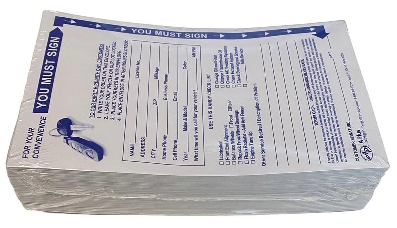 A PLUS Drop Off Envelope - After Hours Service Drop Off Envelope EBNO-1 7210 (W16) (100 Qty.) - Image 3